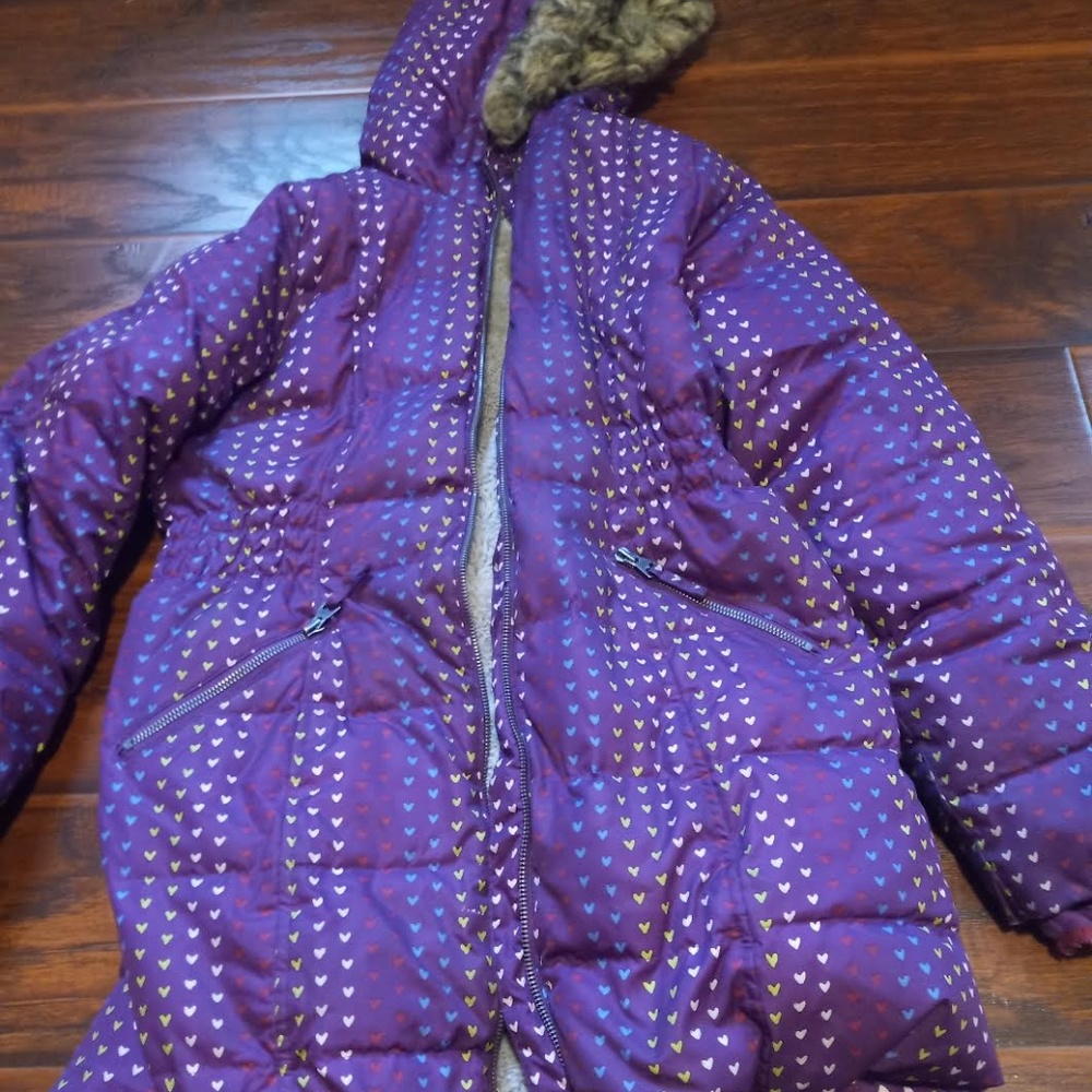 Heart lands end winter jacket